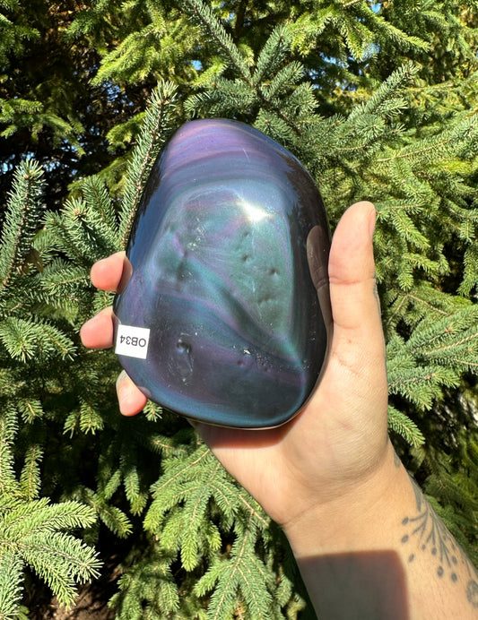 Rainbow Obsidian Freeform 34