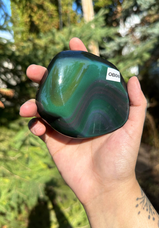 Rainbow Obsidian Freeform 8