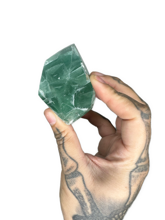 Mexican Green Fluorite Freeform (small imperfections)