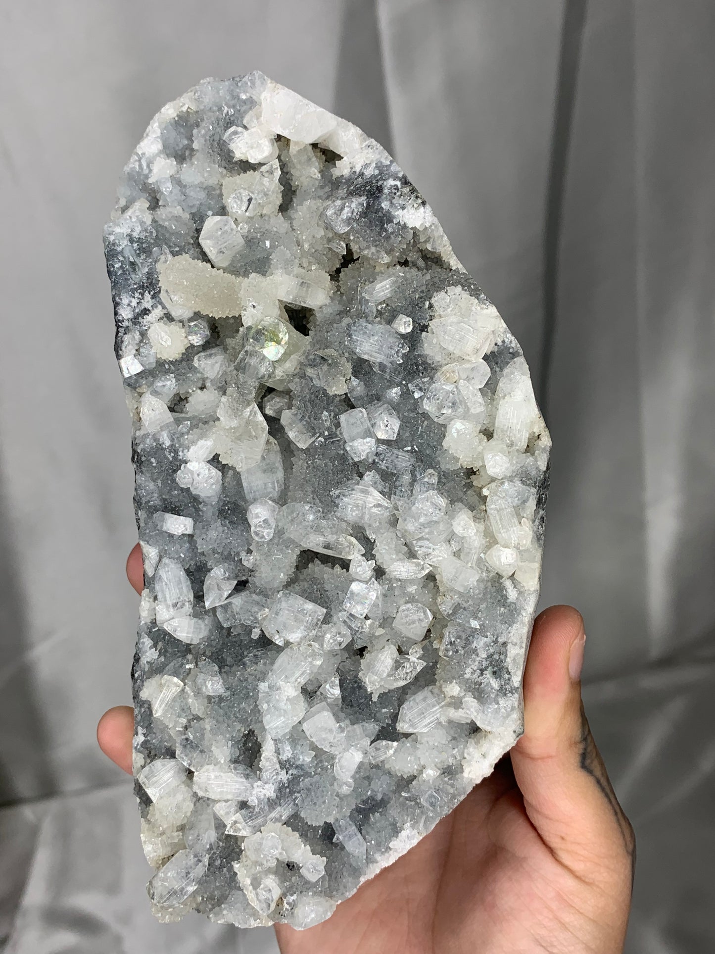 Apophyllite Cluster Statement Piece