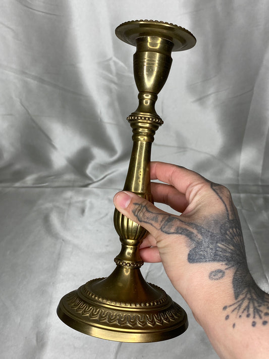 Antique Brass Sphere Stand