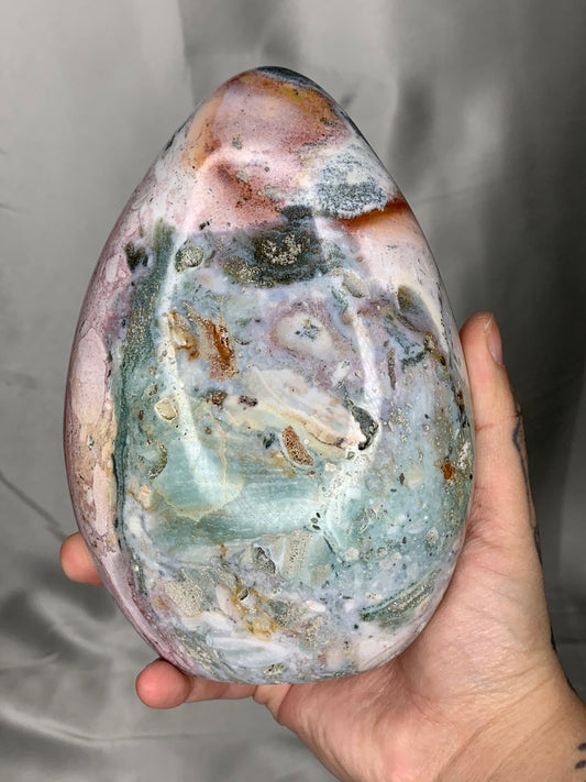 Sea Jasper Freeform Statement Piece