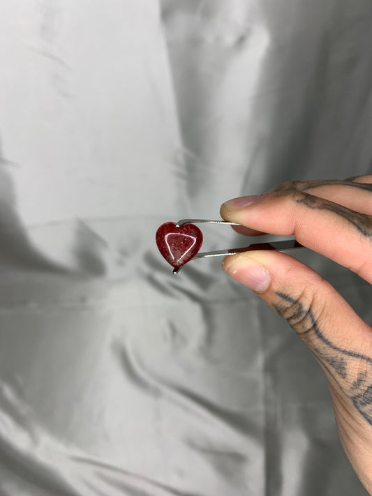 Strawberry Quartz Heart Carving INTUITIVELY CHOSEN