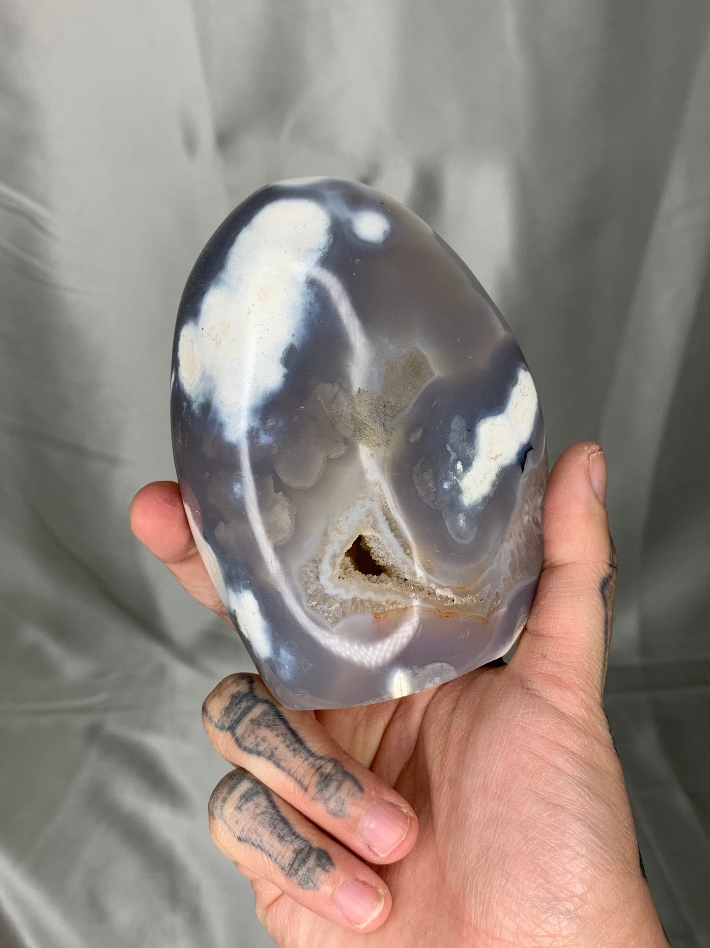 Orca Agate Quartz Freeform