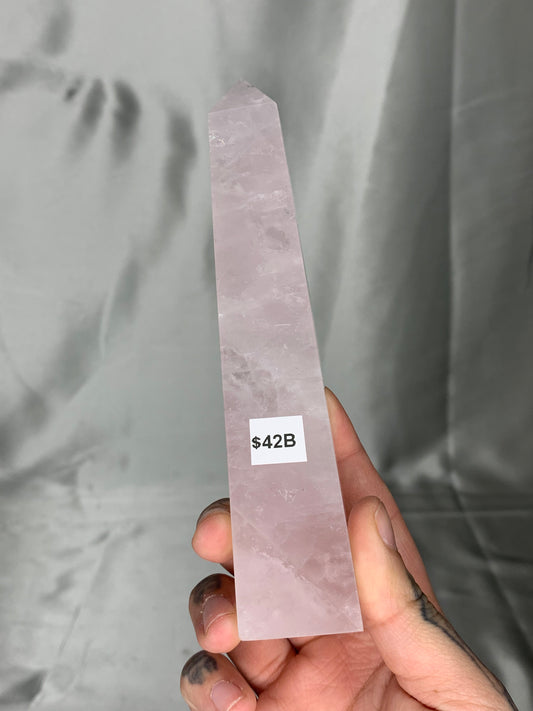 Rose Quartz Obelisk YOU PICK