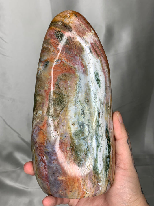 Sea Jasper Freeform Statement Piece