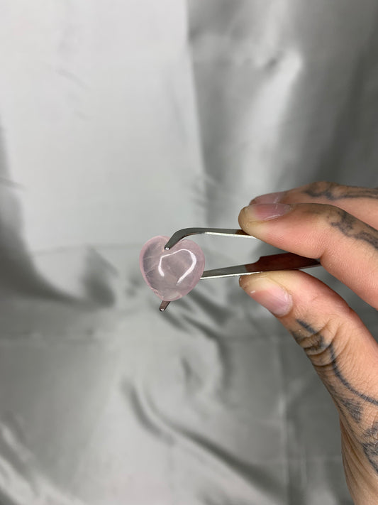 Rose Quartz Heart Carving INTUITIVELY CHOSEN